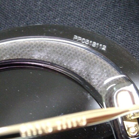 Authentic miu miu USE-OA7 140 2M Round glitter 64□17 sunglasses plastic [Used] - Picture 10 of 10